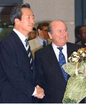 FIFA's Blatter arrives in S. Korea